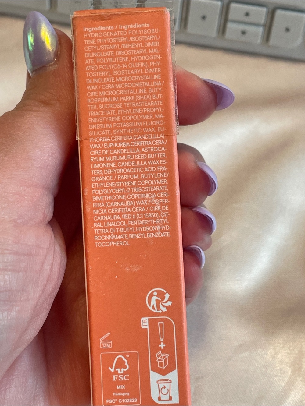 LANEIGE Lip Glowy Balm Grapefruit 0.35oz $19 MSRP - Picture 7 of 8